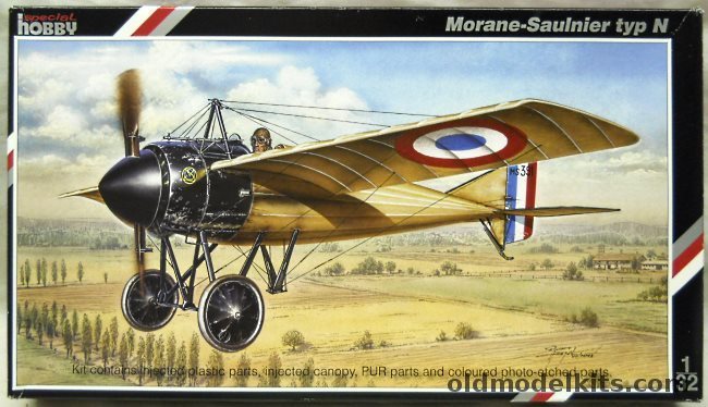 Special Hobby 1/32 Morane-Saulnier Type N - (Typ N), SH32006 plastic model kit